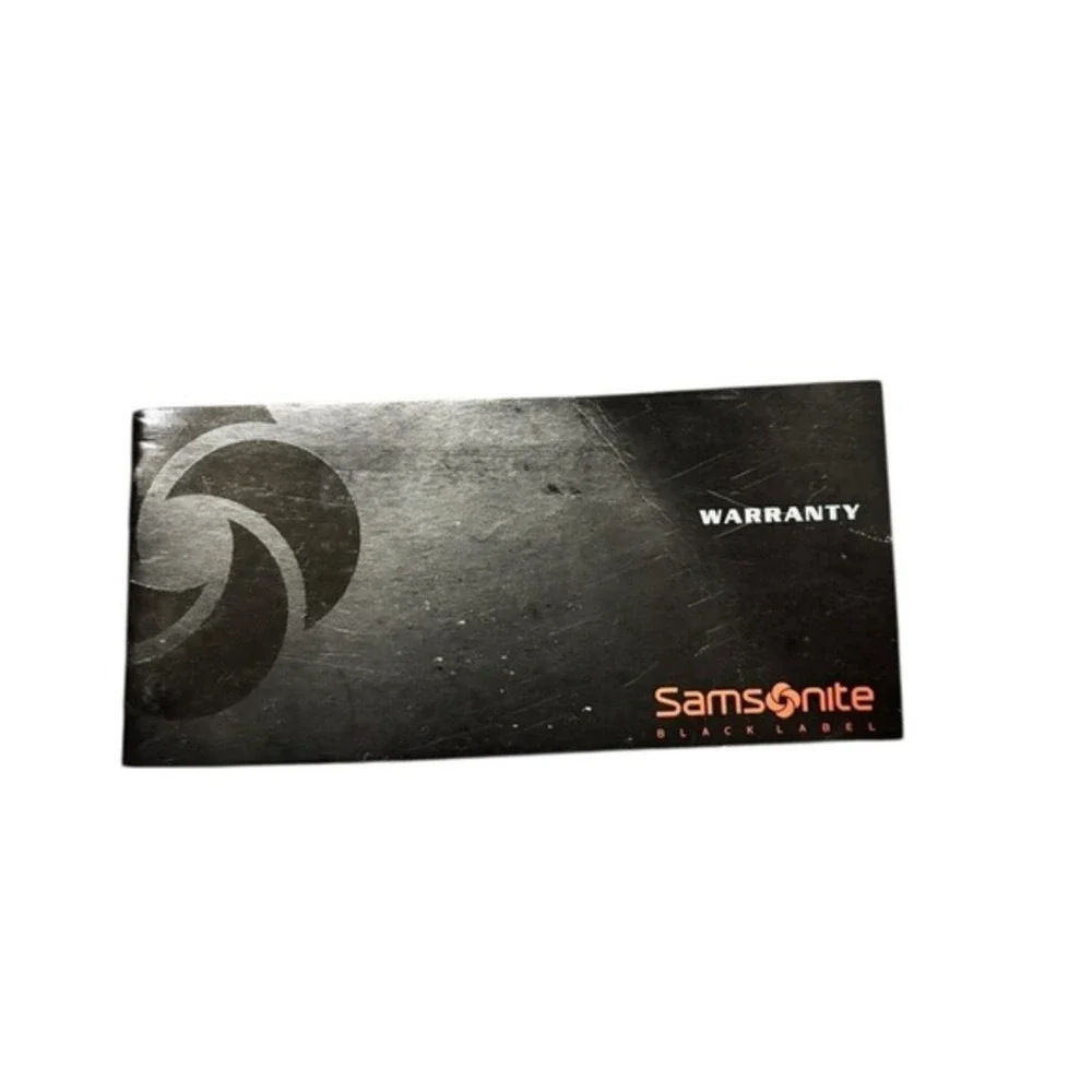 Samsonite Black Label Essentials Kit Hanging Travel Organizer Suit Holder Black‎
